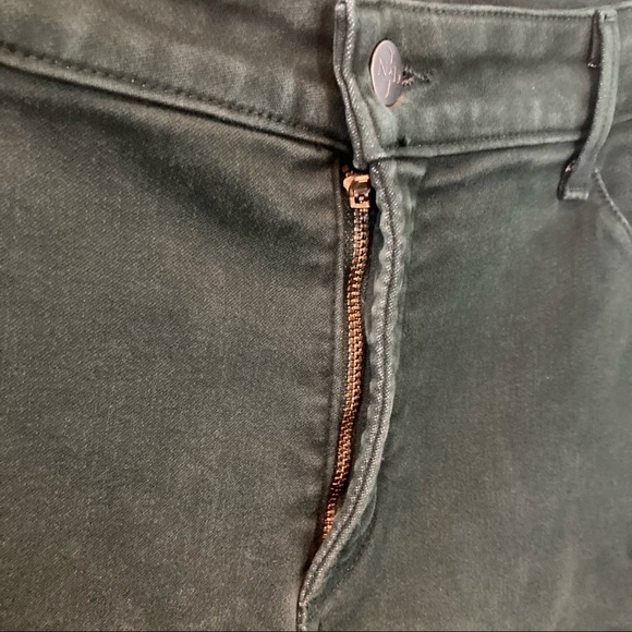 Nydj Sz 18 NOT YOUR DAUGHTERS JEANS Legging Super High Rise Long In Hunter Green - Picture 4 of 9